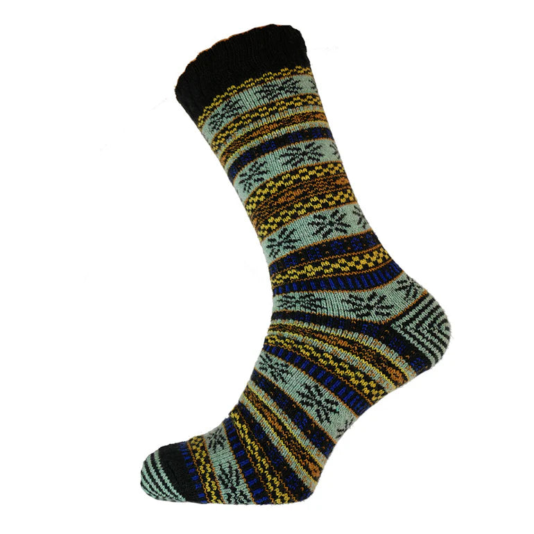Mens Nordic Multi Coloured Socks