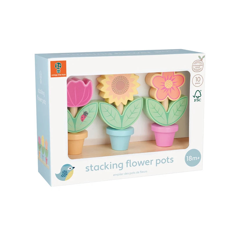 Stacking flower pots