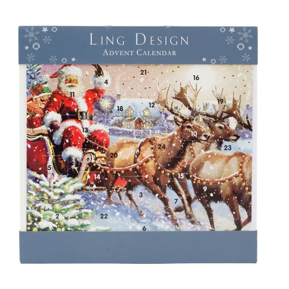 Ling Design Advent Calendar - Santa’s Sleigh