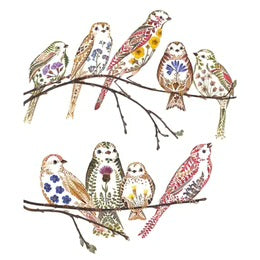 Helen Ahpornsiri Wildflower Sparrows Card