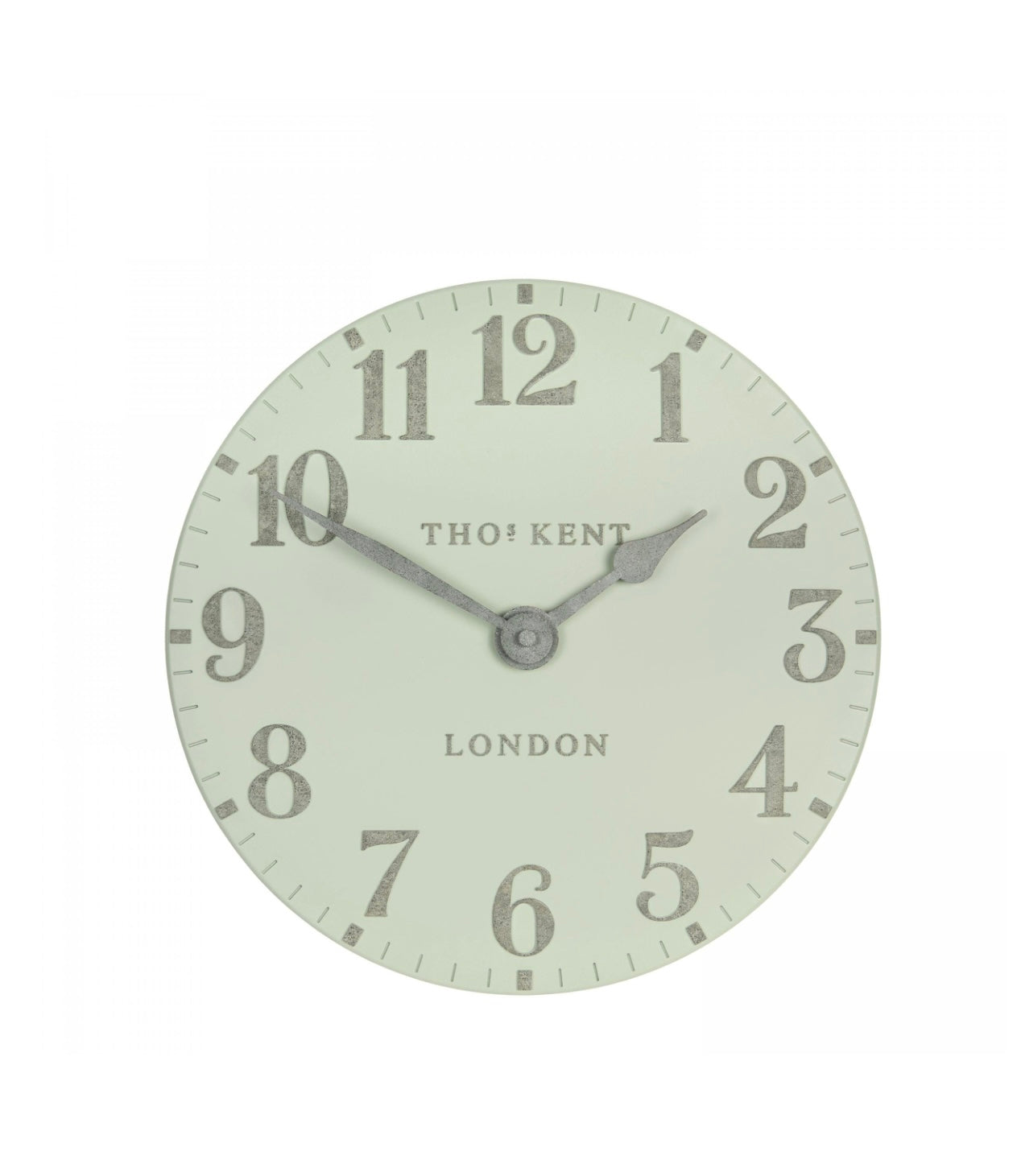 12” Arabic Wall Clock - Pearl Green