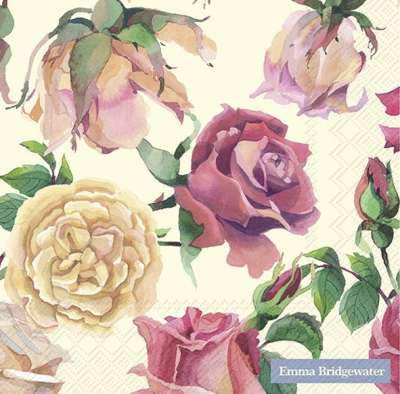 Lunch Napkins - Emma Bridgewater Pink Roses Cream