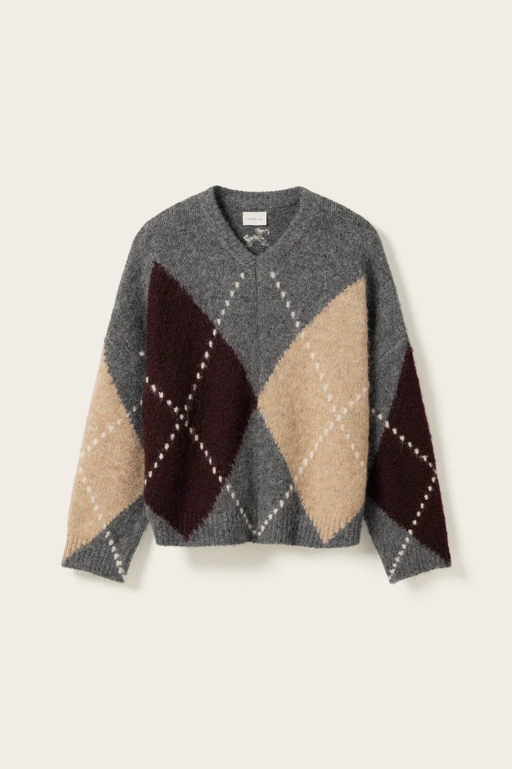 Lai Knit Jumper - Medium Grey Mix