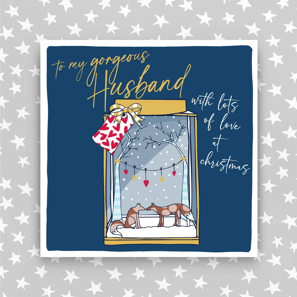 Gorgeous husband at Christmas