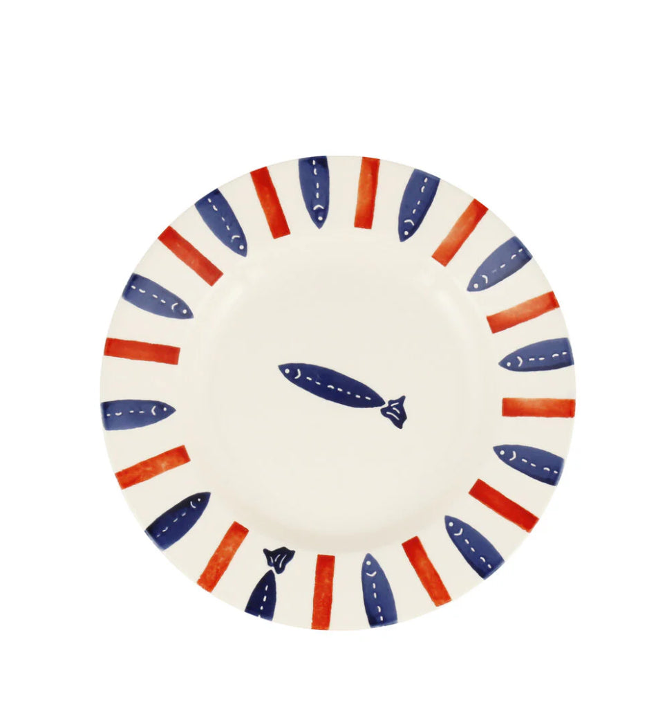 Emma Bridgewater Seafood Stripe 8 1/2 Inch Plate