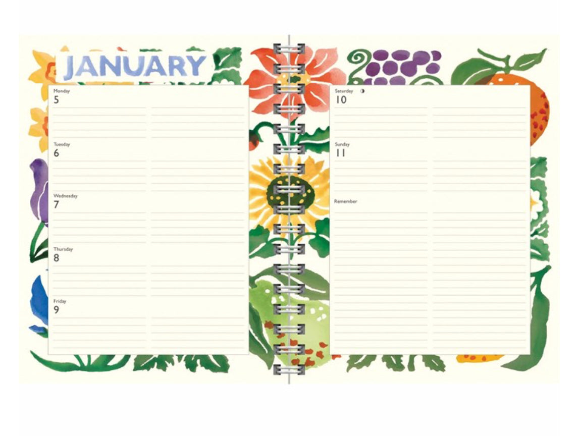 Emma Bridgewater Fruit & Flowers Diary 2026