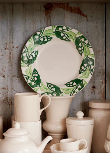 Emma Bridgewater Lily Of The Valley 8 1/2 Inch Plate