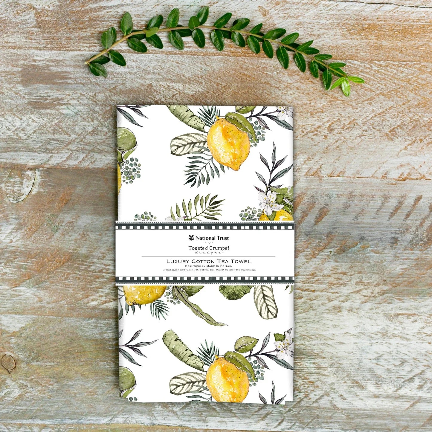 Lemon Pure Tea Towel