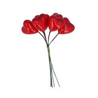 Mini Red Hearts Pick Bunch
