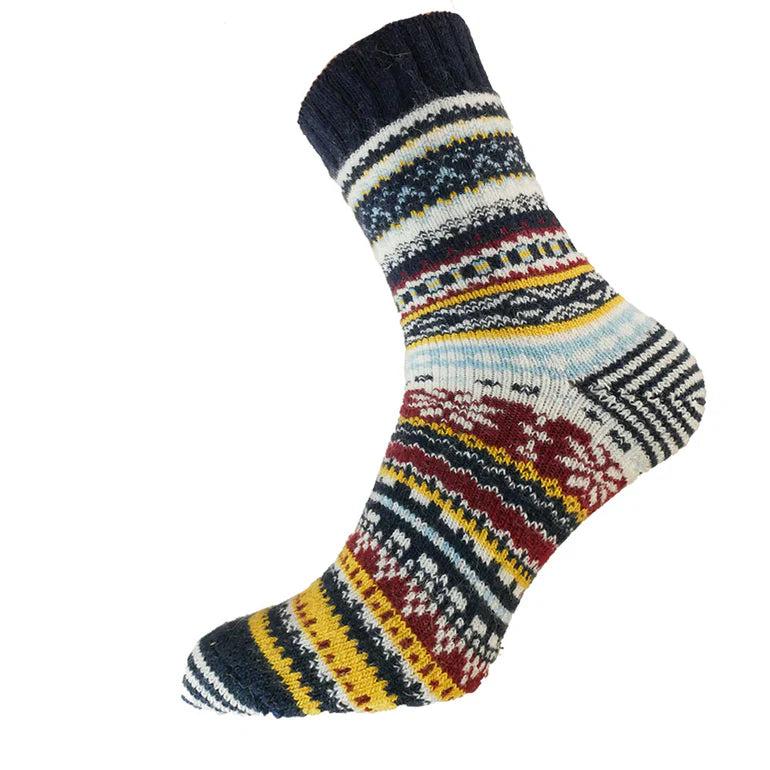Mens Nordic Multi Coloured Socks