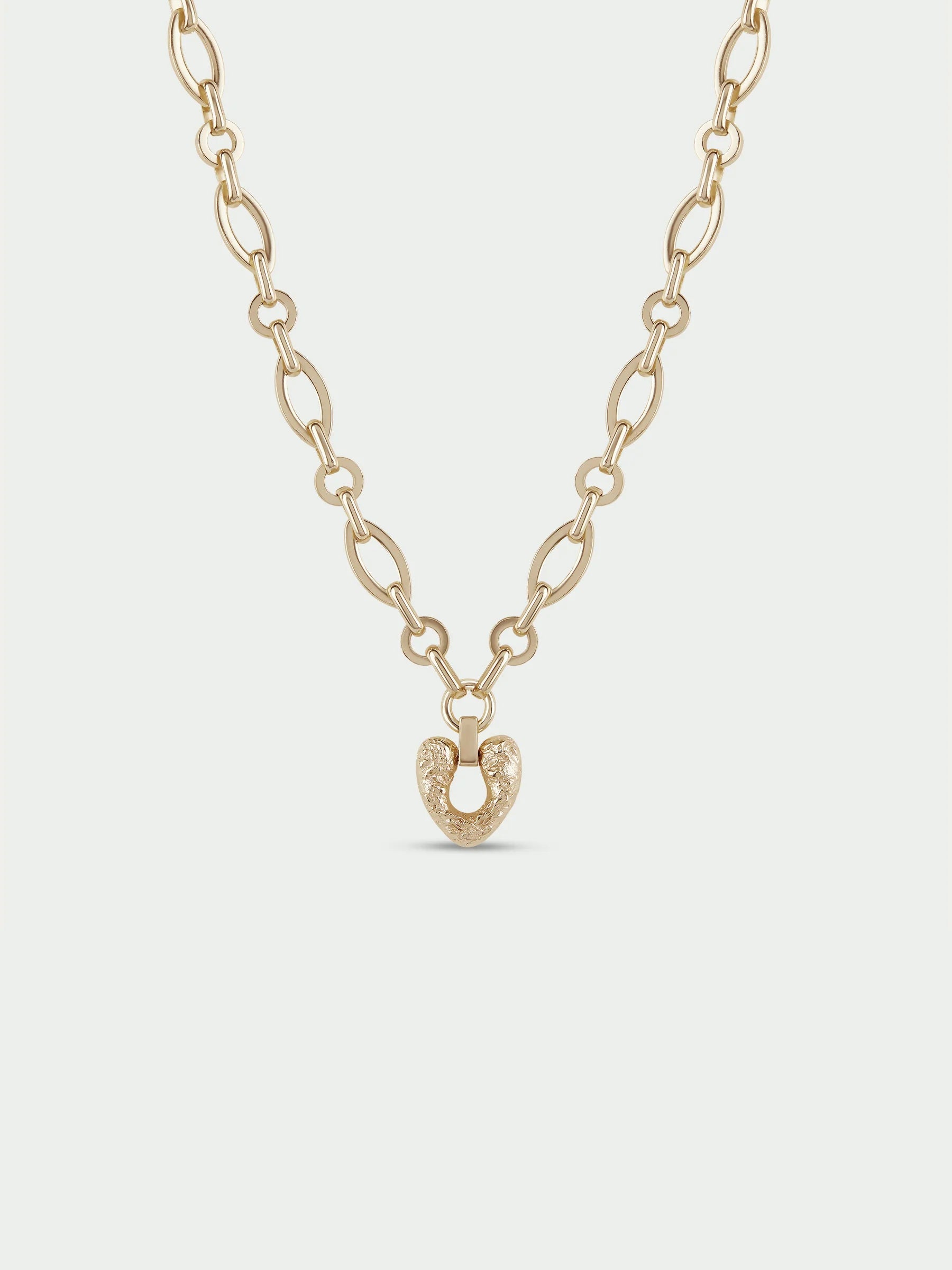 Amity Heart Pendant Necklace - Gold