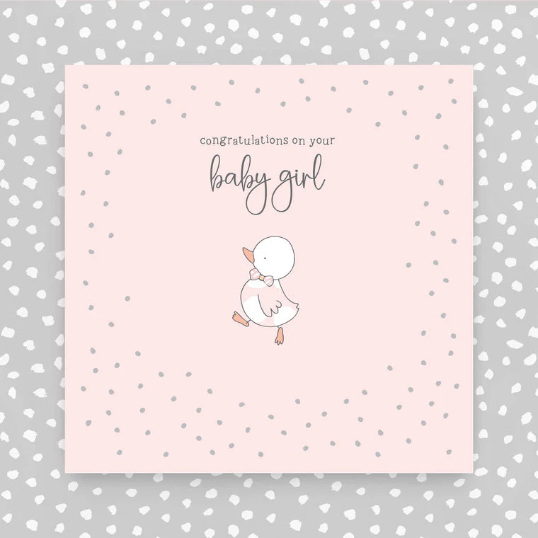 Congratulations on your Baby Girl greeting card