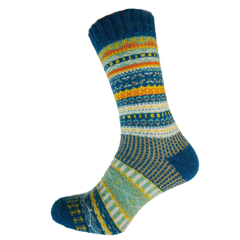 Mens Nordic Multi Coloured Socks