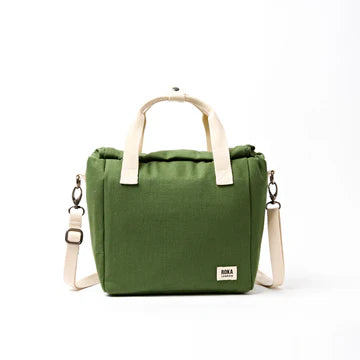 Hampstead Lunch Bag in Artichoke Cotton Canvas