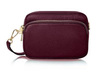 Compact Two Pocket Leather Bag