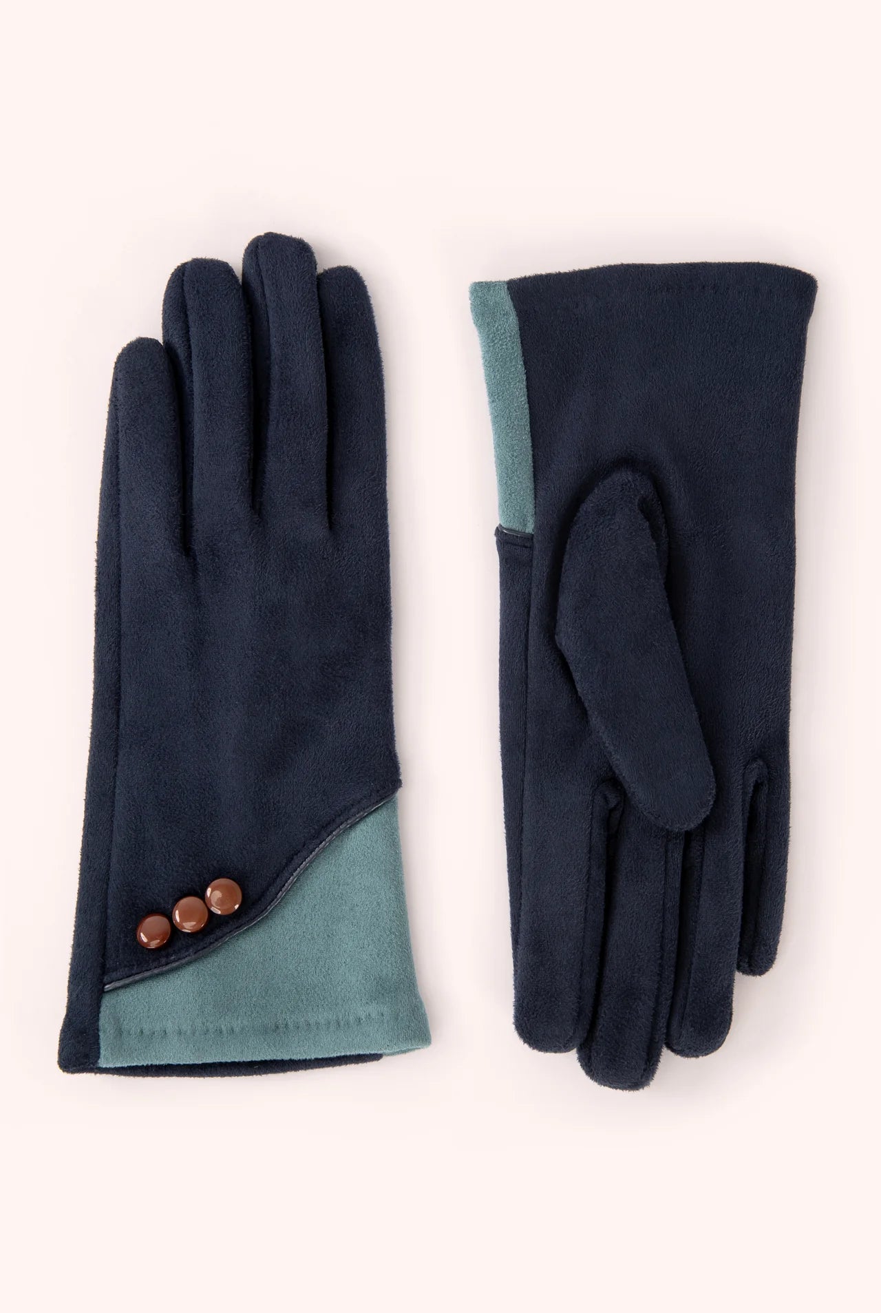 Rowan  gloves Ice/Navy