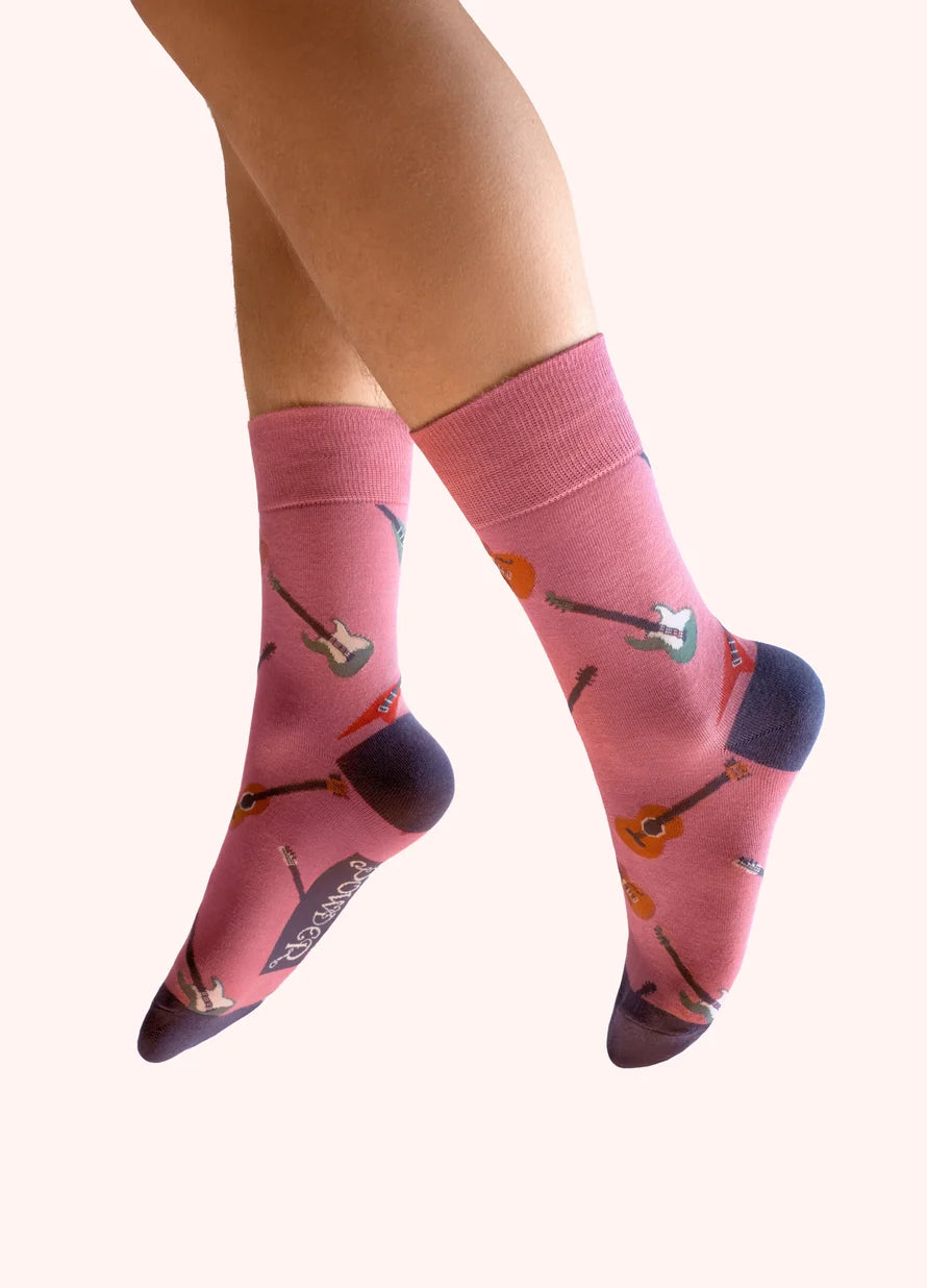 Men’s Socks - Rock Guitars