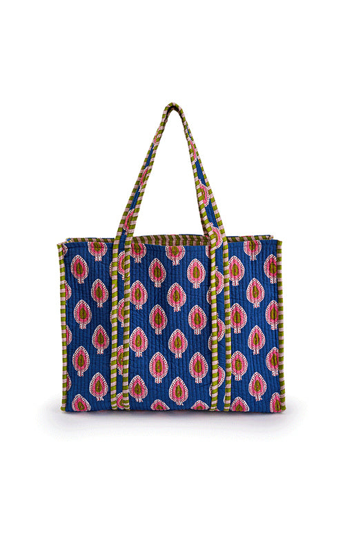 Jaipur Tote Bag - Navy