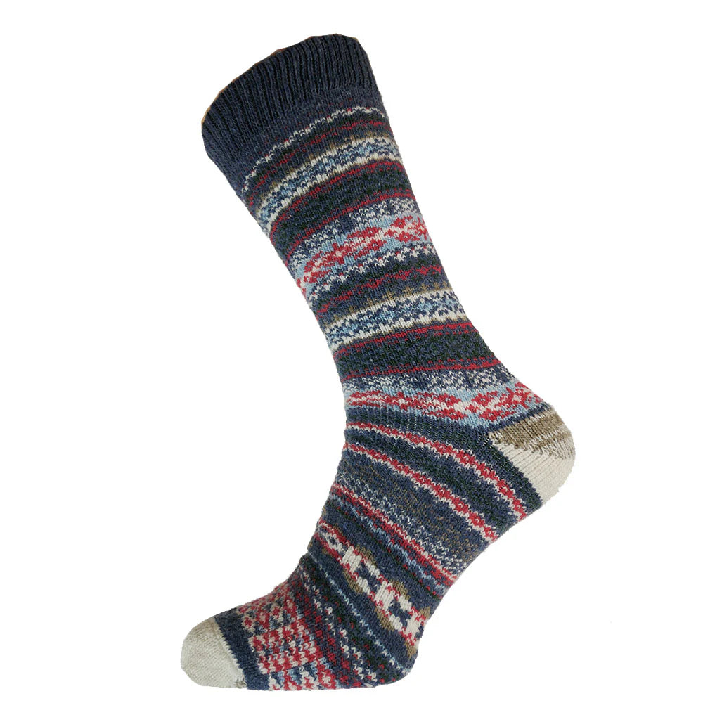 Mens Nordic Multi Coloured Socks