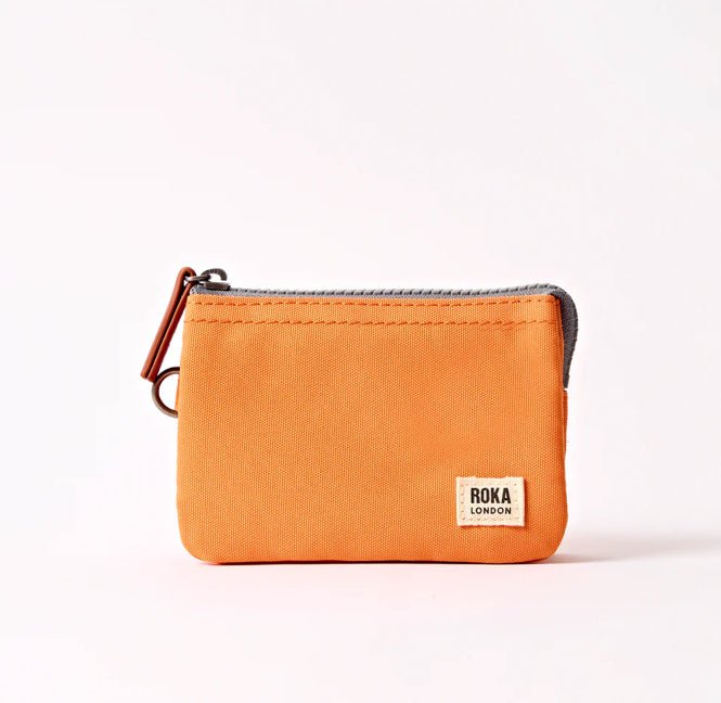 Carnaby Small Wallet Canvas - Jaffa Orange