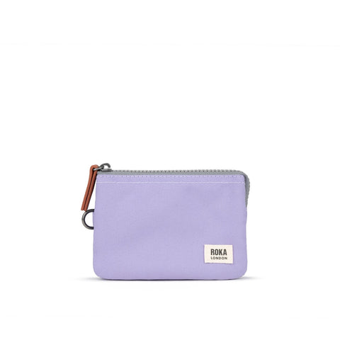 Carnaby Small Sustainable Canvas Purse - Lavender