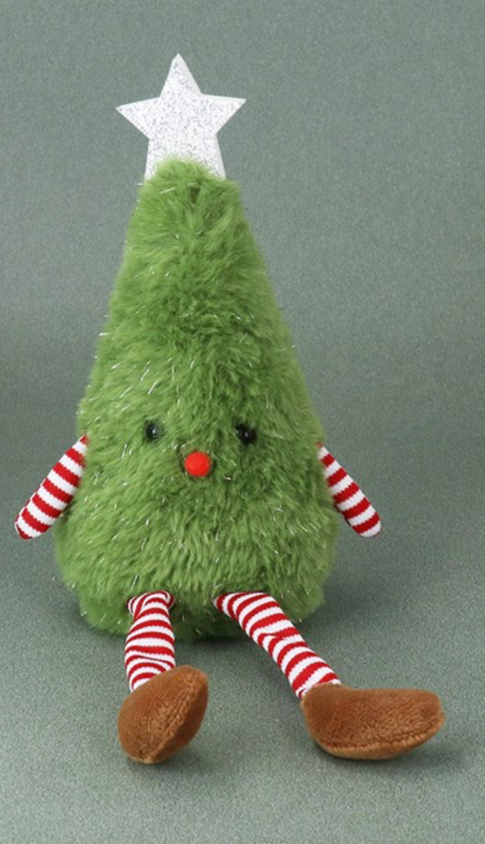 Fabric Christmas Tree Man Decoration