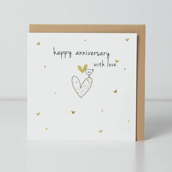 Birdie - Happy Anniversary Hearts