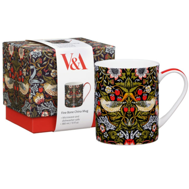Strawberry Thief V & A Fine Bone China Mug