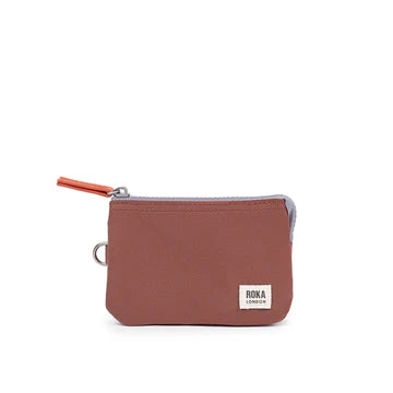 Carnaby Small Sustainable Canvas Purse - Coco
