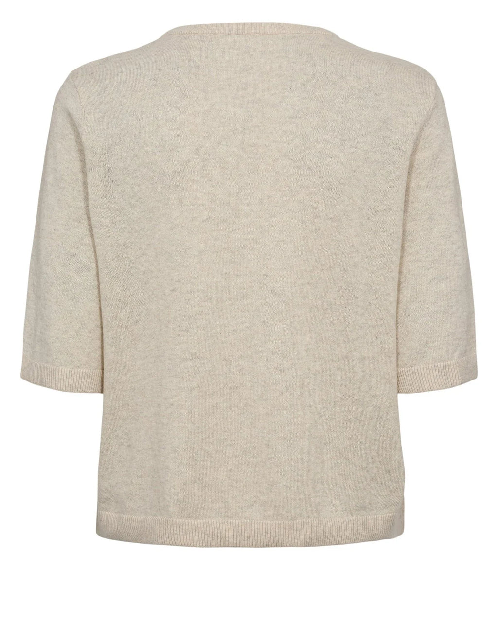 Nucally Short Sleeved Pullover - Birch Melange