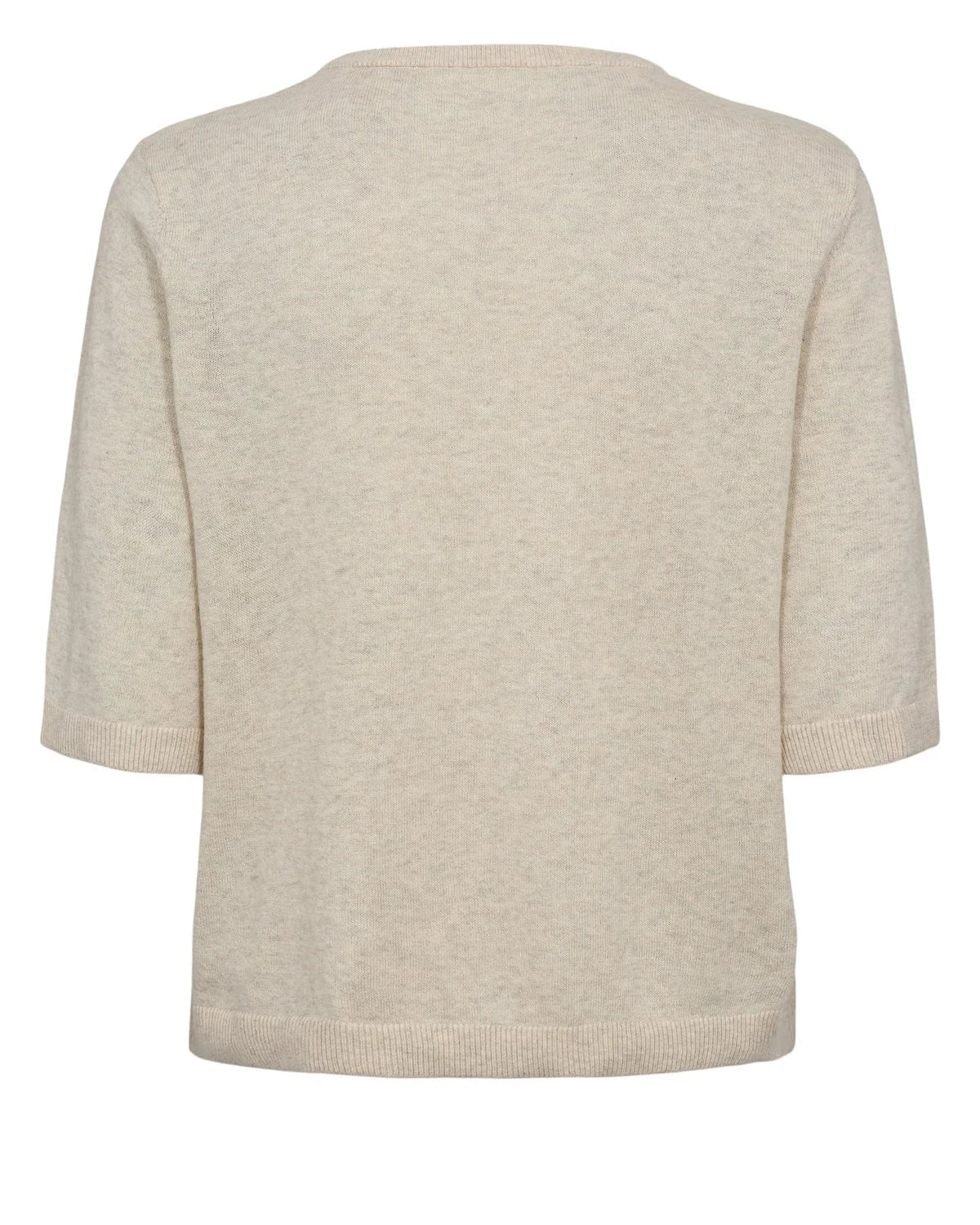 Nucally Short Sleeved Pullover - Birch Melange