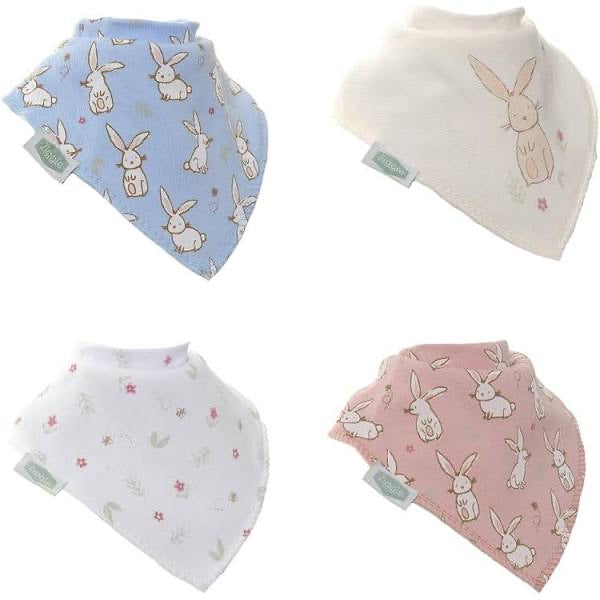 Fun absorbent baby bandana - Bunnies