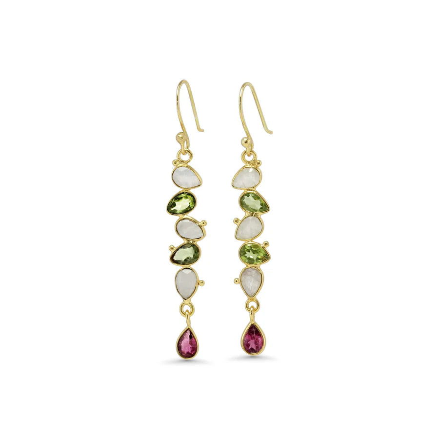 Gold Vermeil Drop Earrings