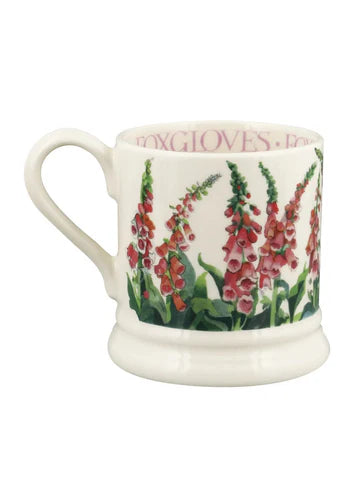 Emma Bridgewater Foxgloves 1/2 Pint mug 40 years 1985-2025