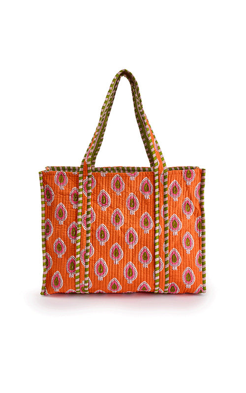 Jaipur Tote Bag - Orange