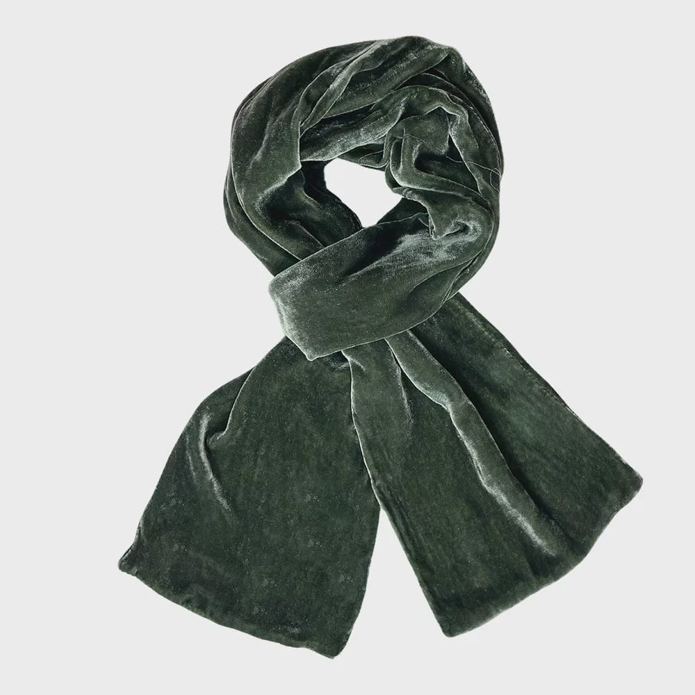 Plain Velvet Scarf