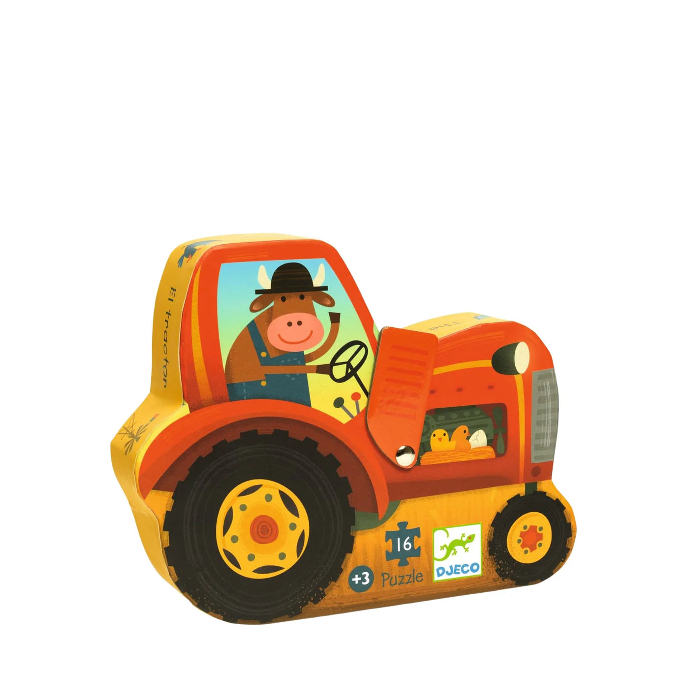 Djeco Silhouette Puzzle - Tractor