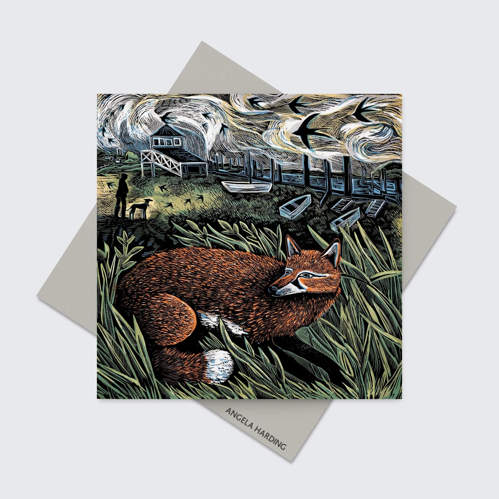 Angela Harding Morston Fox Card