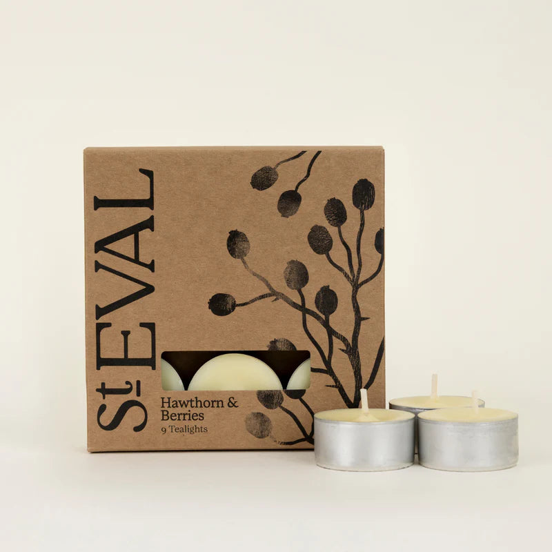 Scented Tealight x 9 - Hawthorn & Berries