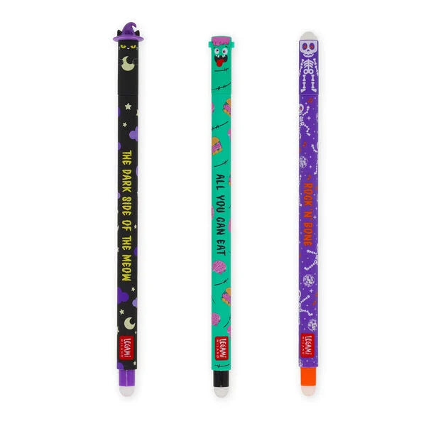 The Boo Crew -set of 3 erasable pens