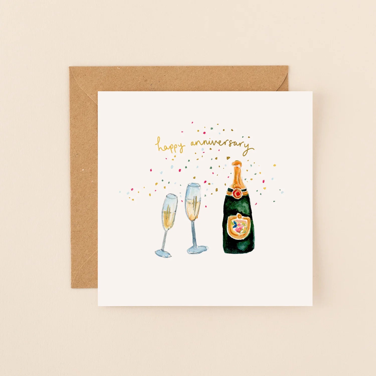 Happy Anniversary - Champagne