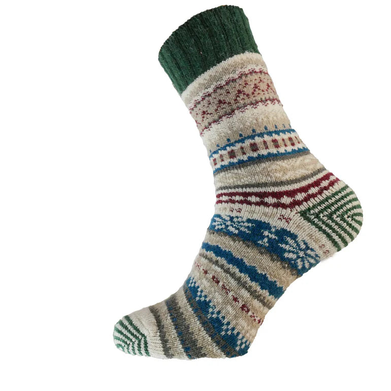 Mens Nordic Multi Coloured Socks