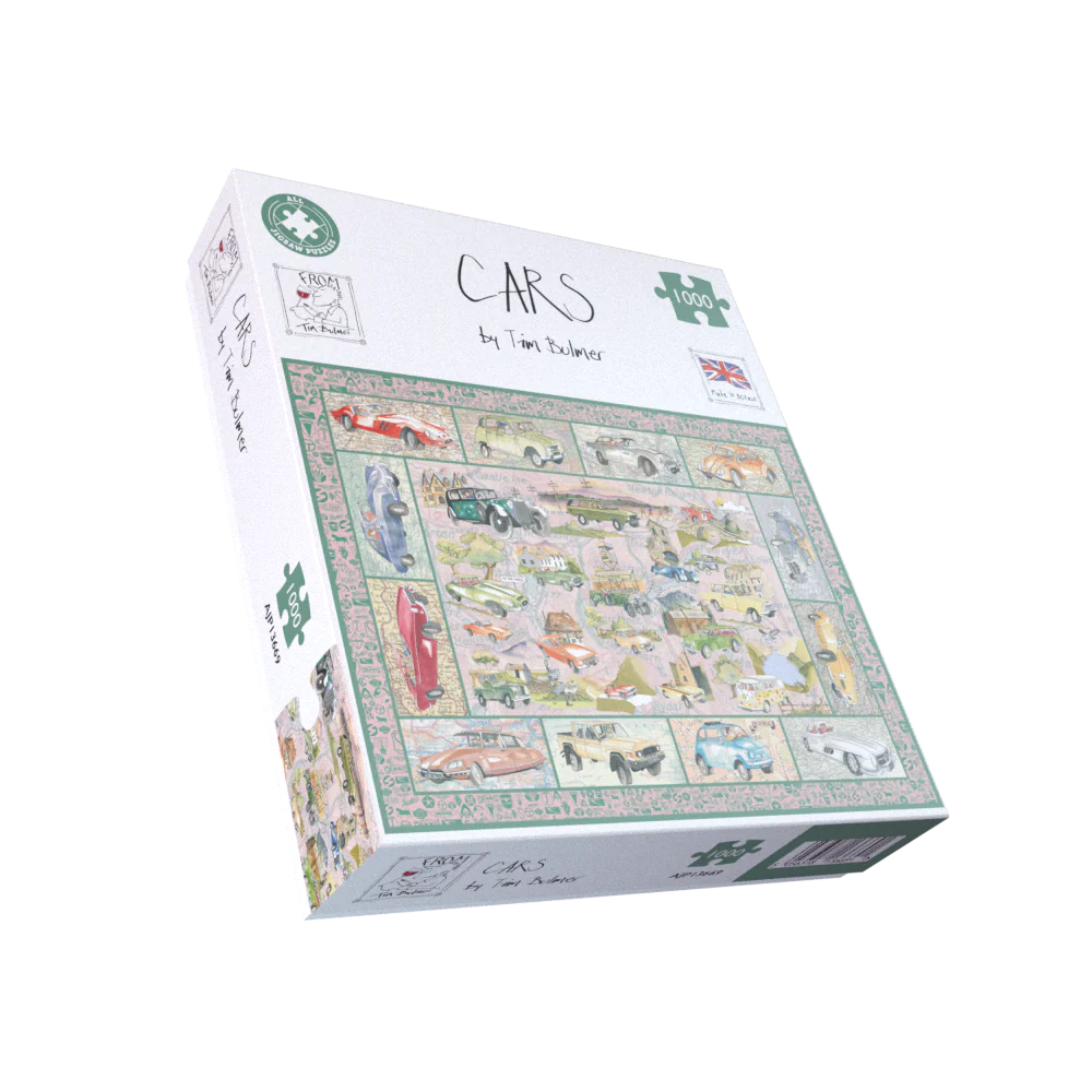 Tim Bulmer 1000 Piece Jigsaw Puzzle- Cars