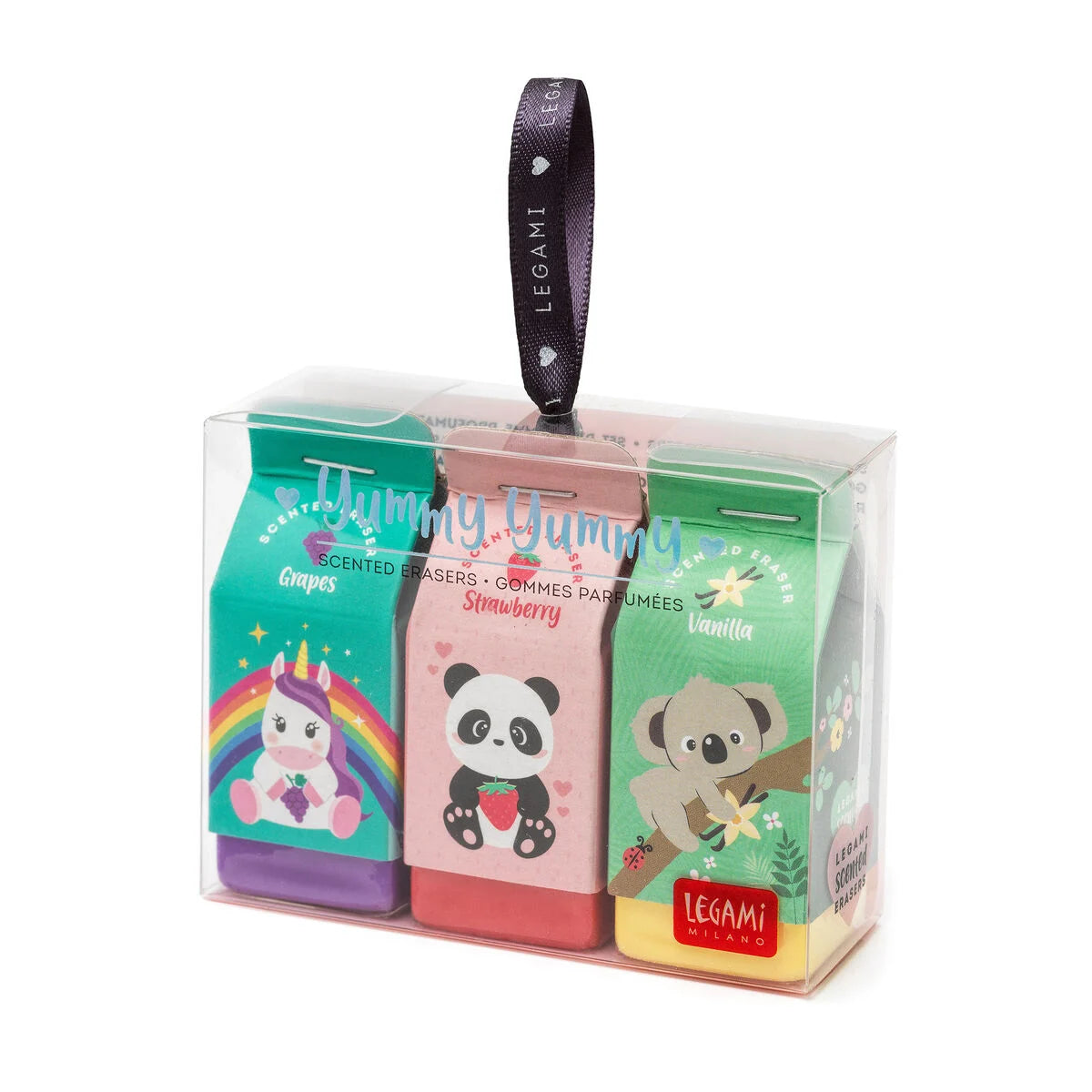 Legami Set of 3 Yummy Yummy Scented Erasers