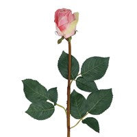 Pink Single Rosebud Stem