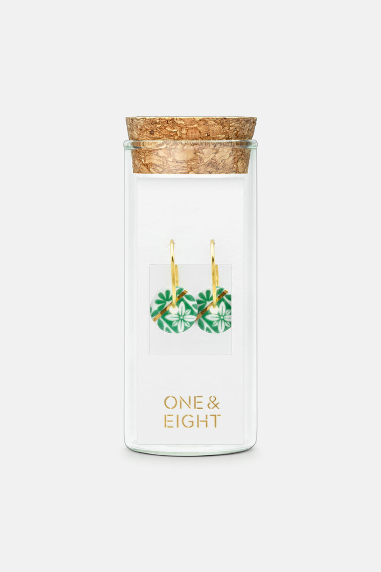 Porcelain Green Delft Earrings