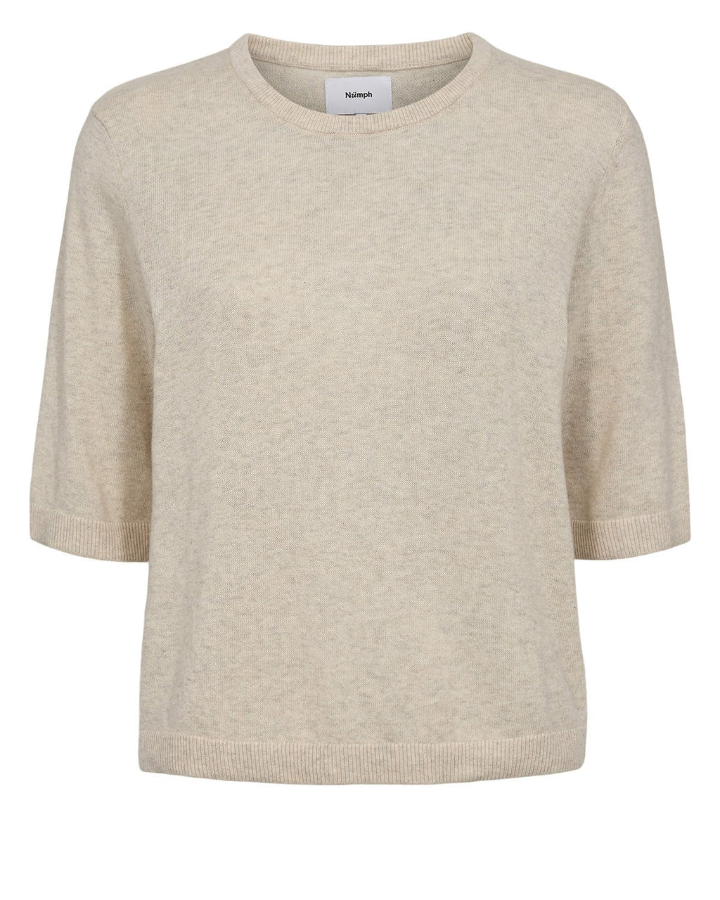 Nucally Short Sleeved Pullover - Birch Melange