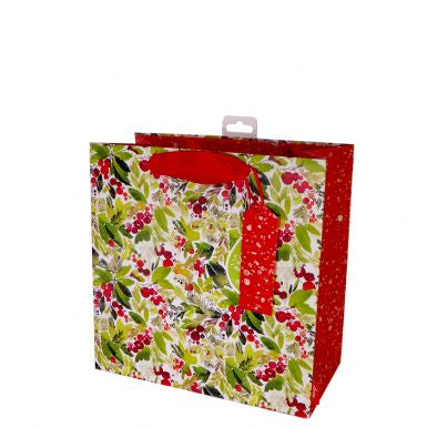 Small Gift Bag - Berry Christmas