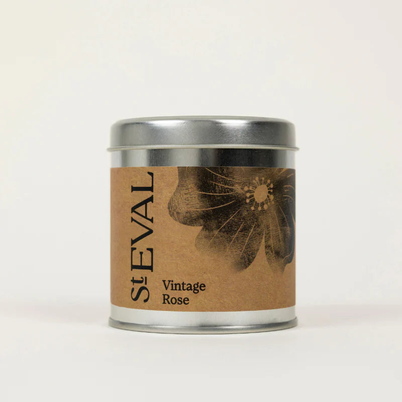Vintage Rose Tin Candle