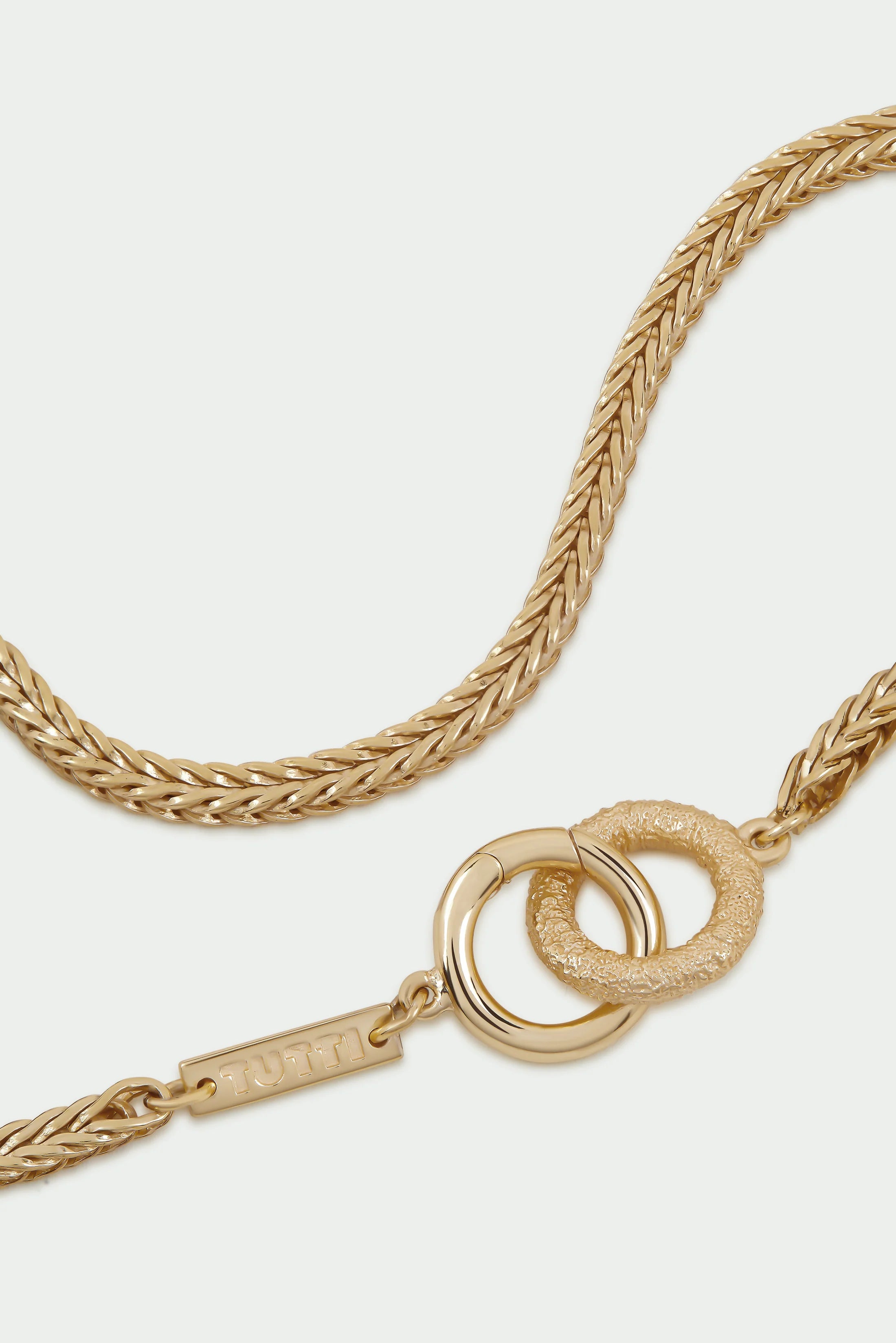 Woven Necklace - Gold